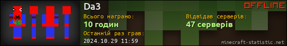 Юзербар 560x90 для Da3