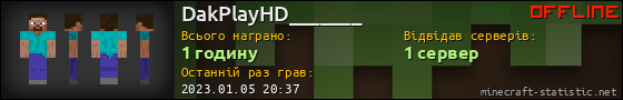 Юзербар 560x90 для DakPlayHD_______