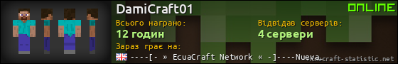 Юзербар 560x90 для DamiCraft01