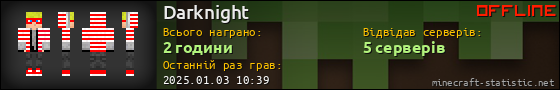 Юзербар 560x90 для Darknight