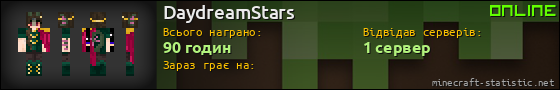 Юзербар 560x90 для DaydreamStars