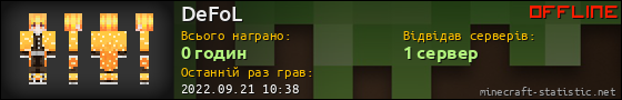 Юзербар 560x90 для DeFoL