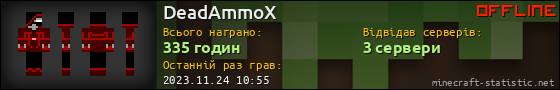 Юзербар 560x90 для DeadAmmoX