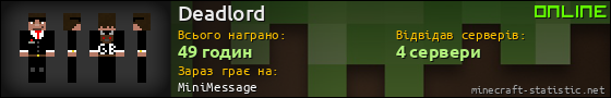 Юзербар 560x90 для Deadlord