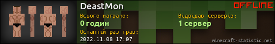 Юзербар 560x90 для DeastMon