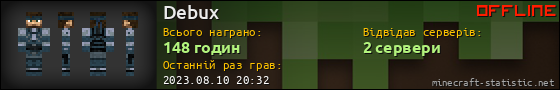 Юзербар 560x90 для Debux