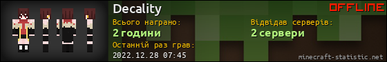 Юзербар 560x90 для Decality