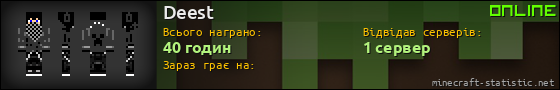 Юзербар 560x90 для Deest