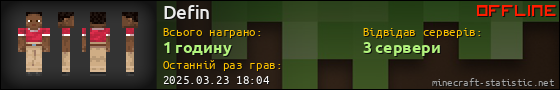 Юзербар 560x90 для Defin