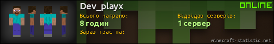 Юзербар 560x90 для Dev_playx