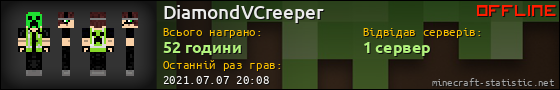 Юзербар 560x90 для DiamondVCreeper