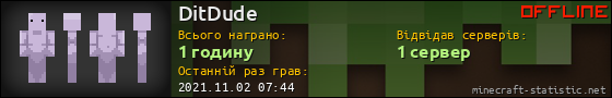 Юзербар 560x90 для DitDude