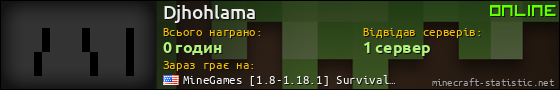 Юзербар 560x90 для Djhohlama
