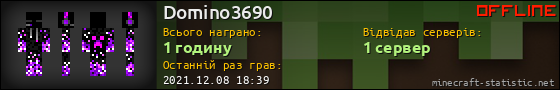 Юзербар 560x90 для Domino3690