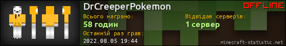 Юзербар 560x90 для DrCreeperPokemon