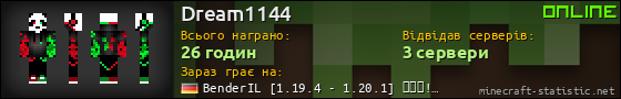 Юзербар 560x90 для Dream1144