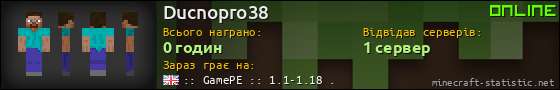 Юзербар 560x90 для Ducnopro38
