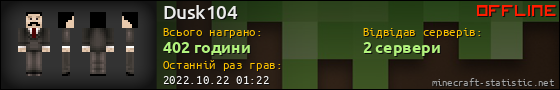 Юзербар 560x90 для Dusk104