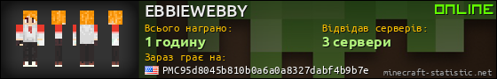 Юзербар 560x90 для EBBIEWEBBY