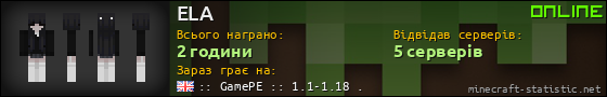 Юзербар 560x90 для ELA