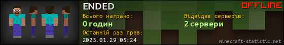 Юзербар 560x90 для ENDED