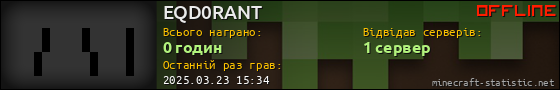 Юзербар 560x90 для EQD0RANT
