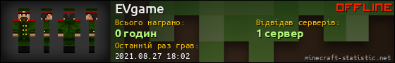 Юзербар 560x90 для EVgame