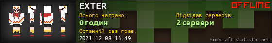 Юзербар 560x90 для EXTER