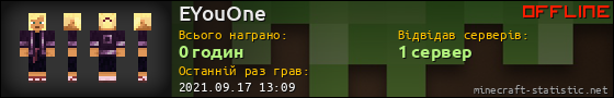 Юзербар 560x90 для EYouOne
