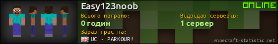 Юзербар 560x90 для Easy123noob