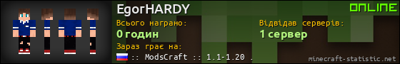 Юзербар 560x90 для EgorHARDY