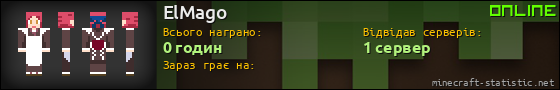 Юзербар 560x90 для ElMago