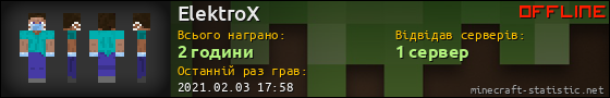 Юзербар 560x90 для ElektroX