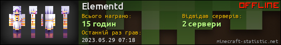 Юзербар 560x90 для Elementd