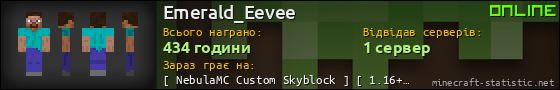 Юзербар 560x90 для Emerald_Eevee