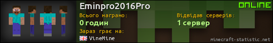 Юзербар 560x90 для Eminpro2016Pro