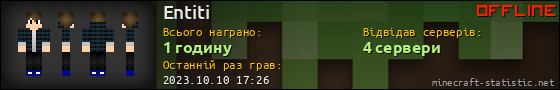 Юзербар 560x90 для Entiti