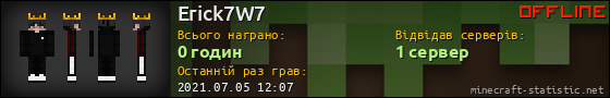 Юзербар 560x90 для Erick7W7