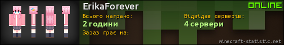 Юзербар 560x90 для ErikaForever