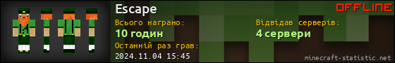 Юзербар 560x90 для Escape
