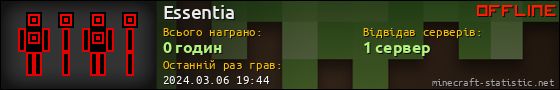 Юзербар 560x90 для Essentia