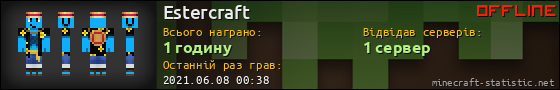 Юзербар 560x90 для Estercraft
