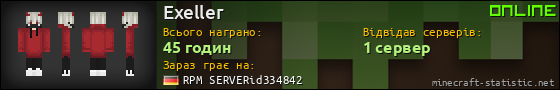 Юзербар 560x90 для Exeller