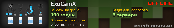 Юзербар 560x90 для ExoCamX