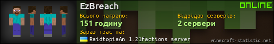Юзербар 560x90 для EzBreach