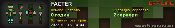 Юзербар 560x90 для FACTER