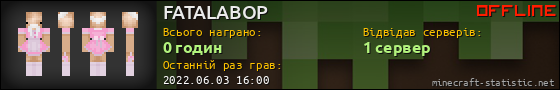 Юзербар 560x90 для FATALABOP