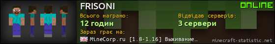 Юзербар 560x90 для FRISONI