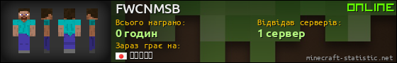 Юзербар 560x90 для FWCNMSB