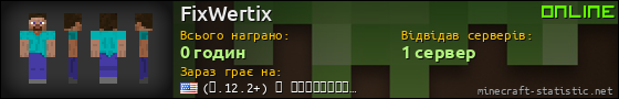 Юзербар 560x90 для FixWertix